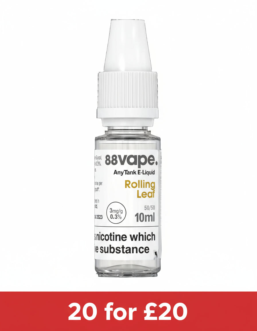 88 Vape E-Liquid 10ml 50-50 (3mg)