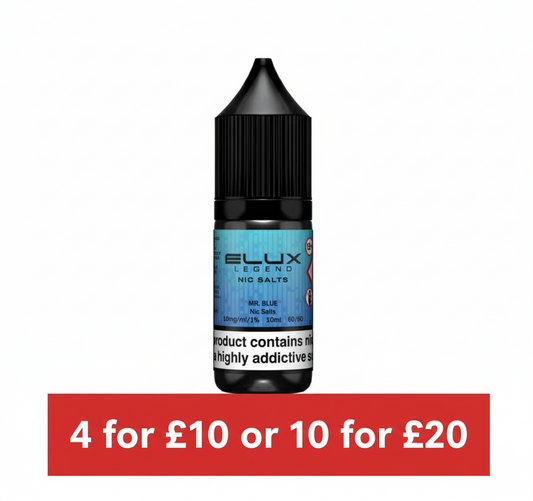 Elux Legend 10mg  Nic Salts