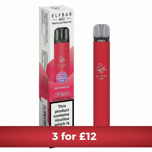 Elf Bar 600 Prefilled Pod Kit (20mg)