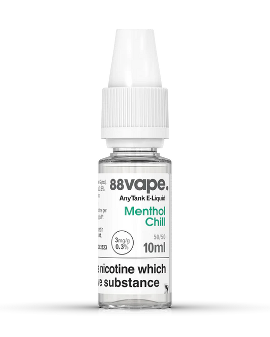 88 Vape E-Liquid 10ml 50-50 (3mg)