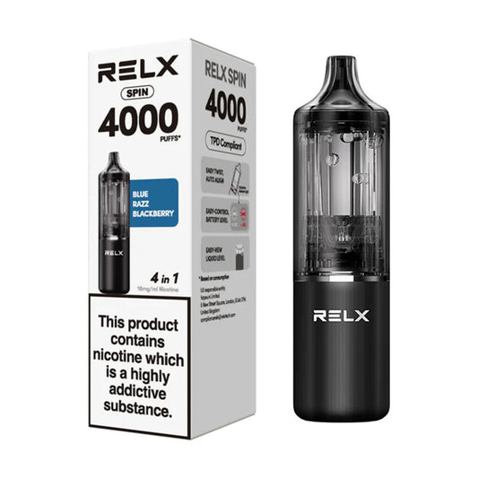 RELX Spin 4 in 1 (18mg) 4000 Puffs