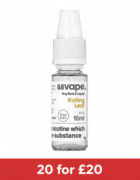 88 Vape E-Liquid 10ml 50-50 (3mg)